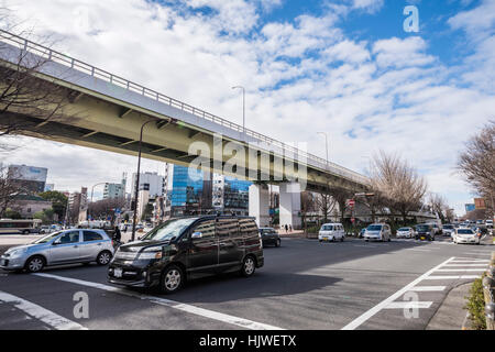 Wakamiyaodori, Stadt Nagoya, Präfektur Aichi, Japan Stockfoto