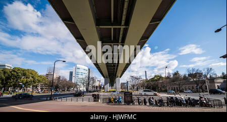 Wakamiyaodori, Stadt Nagoya, Präfektur Aichi, Japan Stockfoto