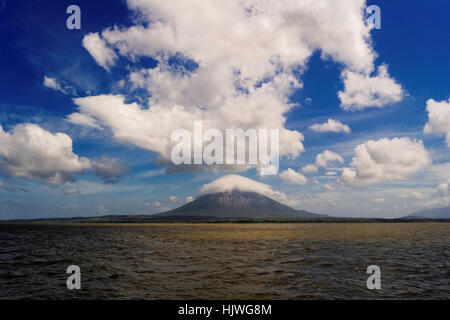 Lateinamerika, Lava, Nicaragua, Vulcan, Vulkan, Insel, Island, blau, Reisen, Stockfoto