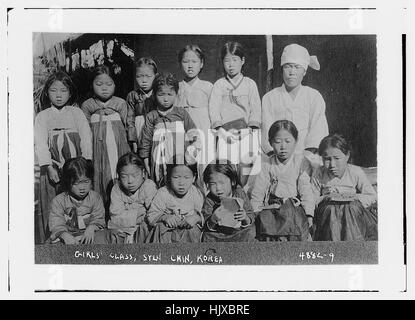 Girls Klasse, Syen Chin, Korea Stockfoto