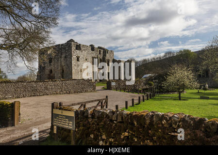 Bardon Tower in der Nähe von Bolton Abbey in der Yorkshire Dales National Park. Stockfoto