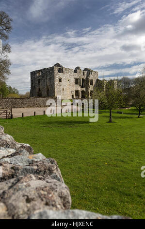 Bardon Tower in der Nähe von Bolton Abbey in der Yorkshire Dales National Park. Stockfoto