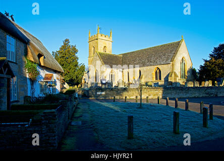 Kirche St. Leonards, Bretforton, Worcestershire, England UK Stockfoto