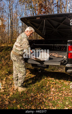 Ruffed Grouse Jagd im Herbst Stockfoto