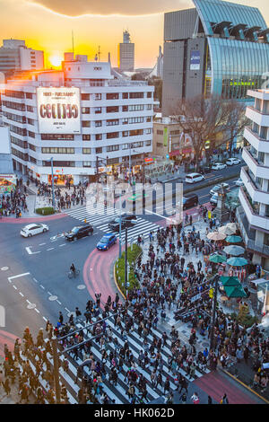 Stadtbild, Omotesando Straße, Tokio, Japan Stockfoto