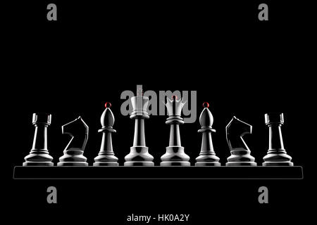 Symbol für Stärke, Macht und Führung...3D Rendern Stockfoto