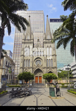 Blick von der presbyterianischen Kathedrale von Rio de Janeiro, Rio De Janeiro, Brasilien, Südamerika Stockfoto