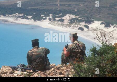 Sardinien Insel (Italien) militärischen Bereich des Capo Teulada Stockfoto