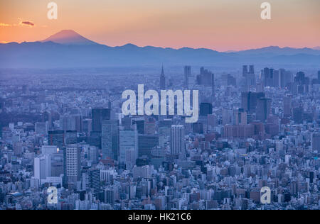 Stadtbild, Skyline von Shinjuku, Tokyo, Japan Stockfoto