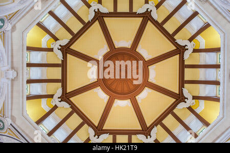 Decke, der Tokyo Station, Kuppel in der Haupthalle, Marunouchi, Tokio, Japan Stockfoto