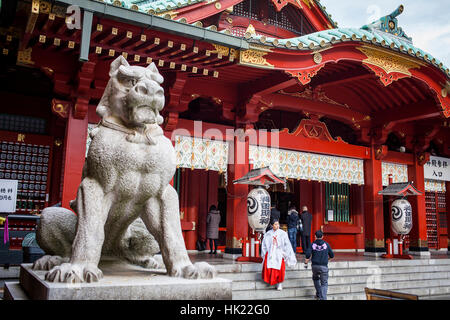 Kanda Miyojin Schrein, Tokyo, Japan Stockfoto