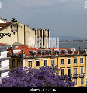 Bilder von Lissabon, Portugal. Lissabon-Architektur und Sehenswürdigkeiten. Stockfoto