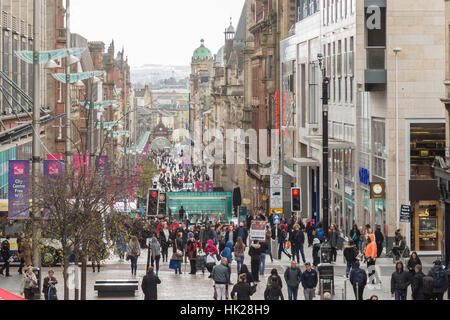 Buchanan Street, Glasgow, Scotland, UK Stockfoto