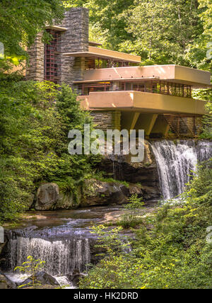 Fallende Wasser Frank Lloyd Wright Stockfoto