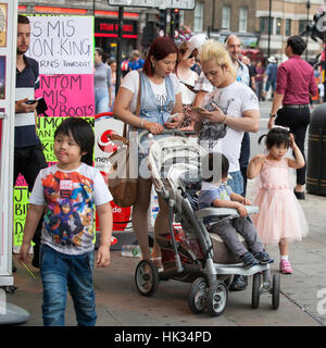 LONDON, ENGLAND - 12. JULI 2016 Stockfoto