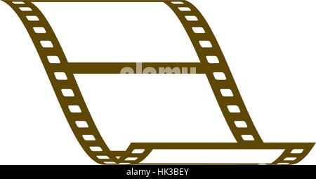 Vektor leer Film Strip stock Symbol Vektorgrafik Stock Vektor