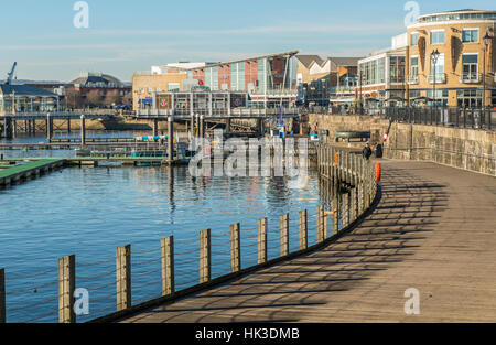 Mermaid Quay Cardiff Bay South Wales, Australia Stockfoto