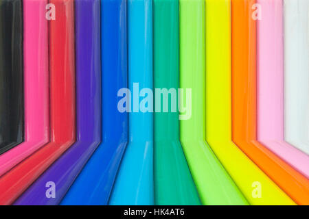 Regenbogen Zimmer modernes Interieur Stockfoto