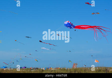 Treasure Island Beach, Florida Kit Festival keine Eigenschaft freigeben Stockfoto