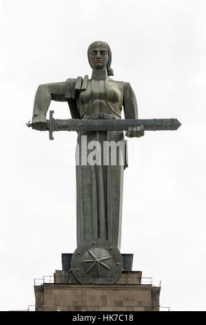 Mutter Armenien Statue, Victory Park, Yerevan, Armenien Stockfoto