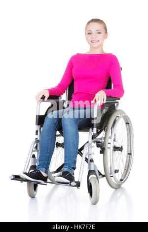 Frau, Rollstuhl, Mensch, Menschen, Menschen, Folk, Personen, Menschen, Menschen Stockfoto