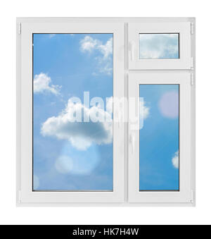 schließen, blau, Haus, Gebäude, Glas, Kelch, Becher, Präsentation, isoliert, Stockfoto