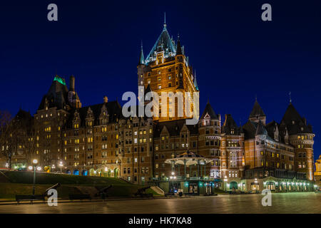 Fairmont Le Château Frontenac Stockfoto