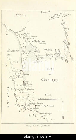 1795. Versand des Émigrés À Quiberon. Le Comte d ' Artois À l'Île d'Yeu. D'Après Les dokumentiert Français et Anglais... Avec Une Préface de M. A. De La Borderie Bild entnommen Seite 407 von "1795 Expédition des Stockfoto