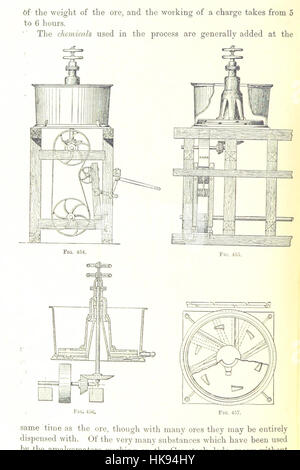 Handbuch der Metallurgie... Übersetzt von H. Louis Image entnommen Seite 680 des "Handbook of Stockfoto