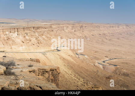 Besuch in Mitzpe Ramon im Süden Israels Stockfoto