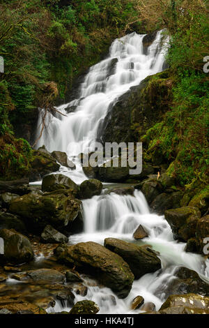 Torc Wasserfall im Nationalpark Killarney, County Kerry, Irland Stockfoto