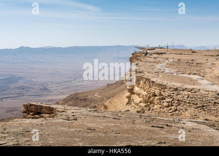 Besuch in Mitzpe Ramon im Süden Israels Stockfoto