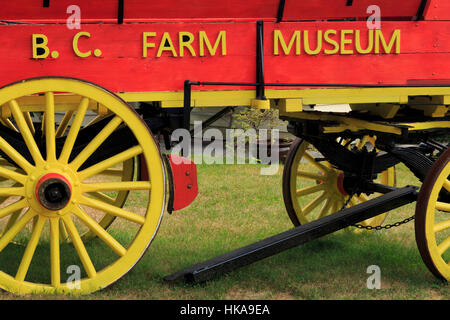 B. C. Bauernhof Museum, Fort Langley, Vancouver Region, Britisch-Kolumbien, Kanada Stockfoto