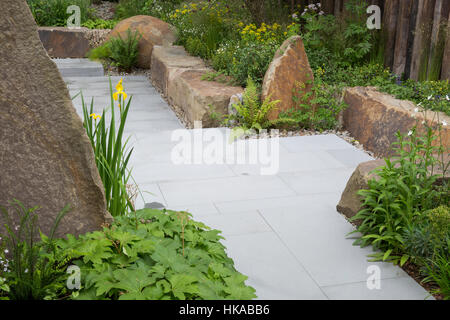 M & G Garten, entworfen von Cleve West Chelsea Flower Show, London 2016, UK Stockfoto