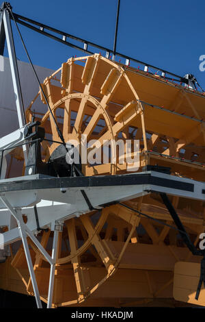 Nahaufnahme der Sternwheel, SS Klondike II National Historic Site, Whitehorse, Yukon Territory Stockfoto