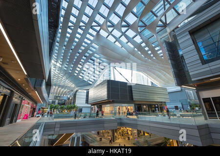 KLIMA RIBBON DACH BRICKELL CITY CENTER SHOPPING MALL (© ARQUITECTONICA / HUGH DUTTON 2016) DOWNTOWN MIAMI FLORIDA USA Stockfoto