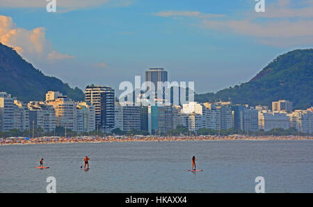 Copacabana Rio de Janeiro Brasilien Stockfoto