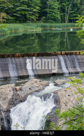 Quechee Gorge Dam Stockfoto