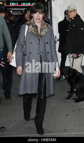 New York, USA. 26. Januar 2017. Milla Jovovich zu reden neue Film Resident Evil: The Final Chapter in New York, USA.  Bildnachweis: MediaPunch Inc/Alamy Live-Nachrichten Stockfoto