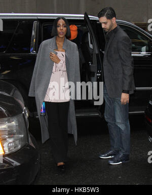 New York, USA. 26. Januar 2017. Schauspielerin Kelly Rowland gesehen, unterwegs in New York City, New York. Bildnachweis: RWS/Punch/Alamy Live-Nachrichten Stockfoto