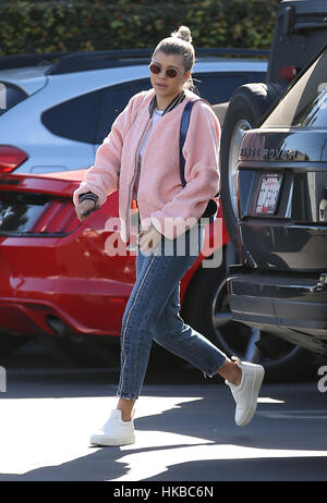 West Hollywood, USA.  27. Januar 2017. Sofia Richie gesehen bei Fred Segal in West Hollywood, Kalifornien.  Bildnachweis: John Misa/Media Punch/Alamy Live-Nachrichten Stockfoto