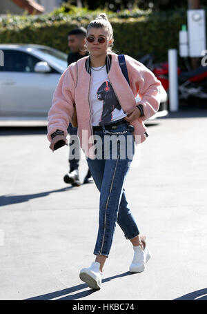 West Hollywood, USA.  27. Januar 2017. Sofia Richie gesehen bei Fred Segal in West Hollywood, Kalifornien.  Bildnachweis: John Misa/Media Punch/Alamy Live-Nachrichten Stockfoto