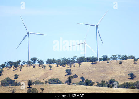 Wind Farm ländlicher Umgebung Stockfoto