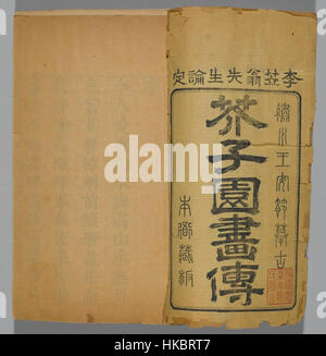 Brooklyn Museum Senfkorn chinesische Maler des Gartens Handbuch Stockfoto