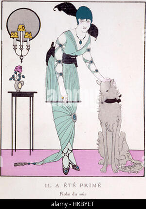 Gazette du Bon Ton Mode-Platte 1914 Stockfoto