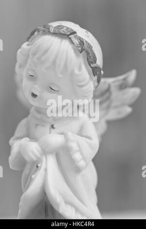 Schutzengel - schwarz / weiß Foto Stockfoto