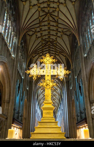 St. Saint Mary Redcliffe Bezirk anglikanische Pfarrkirche Bristol England Stockfoto