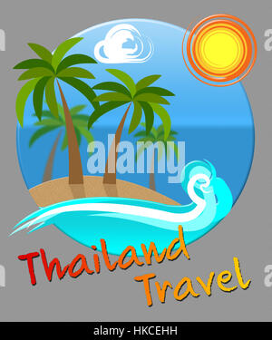 Thailand Reisen Strandszene bedeutet, Touren und Reisen In Asien Stockfoto