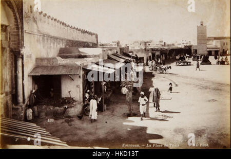 KOLLEKTIVEN TROPENMUSEUM Het Tunis Plein in Kairouan TMnr 60048359 Stockfoto