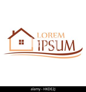 Universal-Logo für Bauunternehmen Stock Vektor